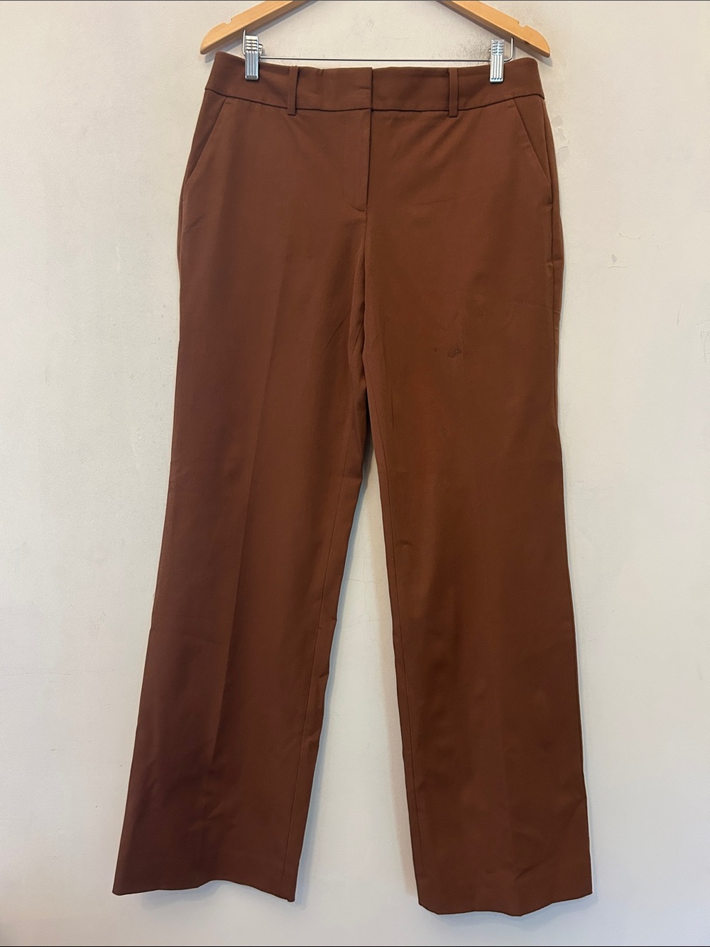 Talbots Brown Newport Pant Curvy Size 10 EUC